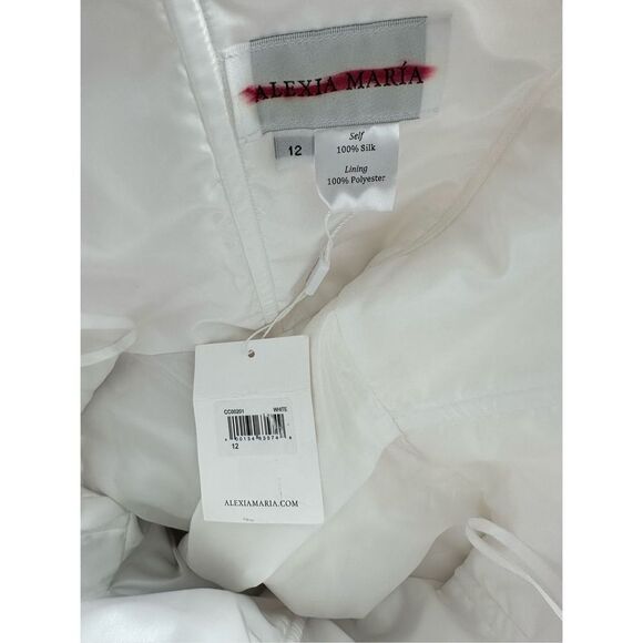 Alexia Maria Silk Faille Strapless Mini Dress - Picture 6 of 6